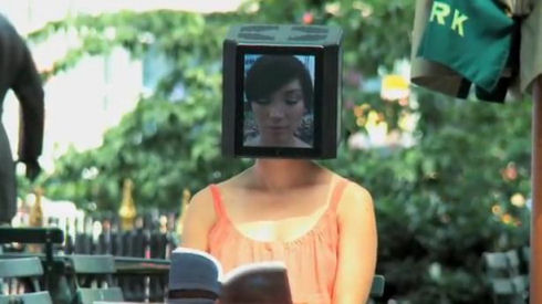 iPad Head Girl