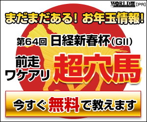 ワールド：日経新春杯300-250