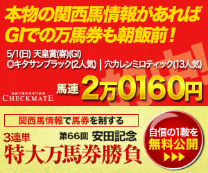チェックメイト:安田記念300_250