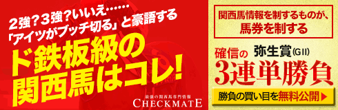 チェックメイト：弥生賞490_160
