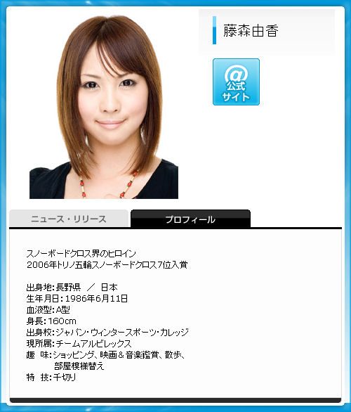 藤森由香-a-Profile