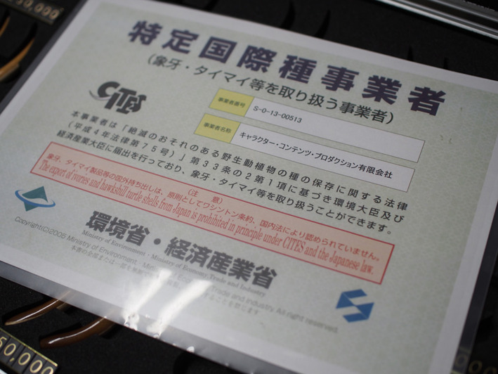 マンモスの牙の鑑定書 (7)