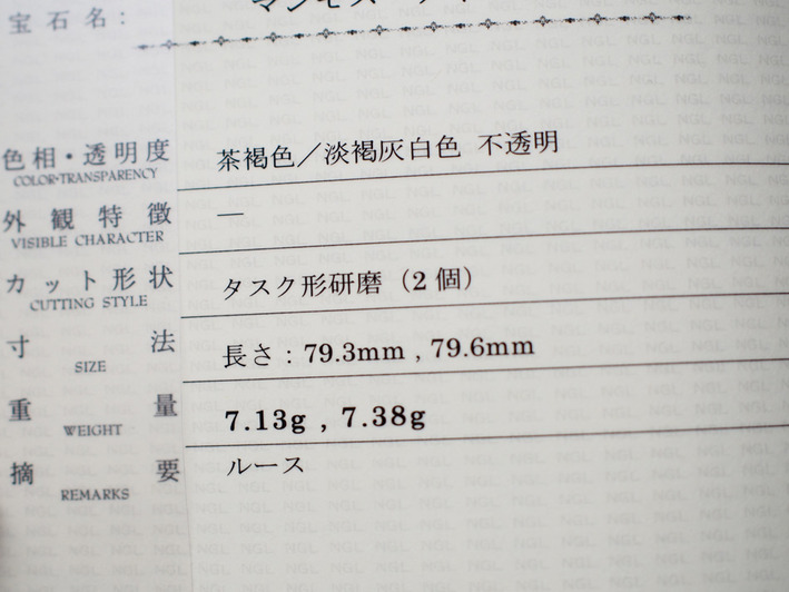 マンモスの牙の鑑定書 (12)