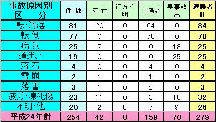 遭難原因