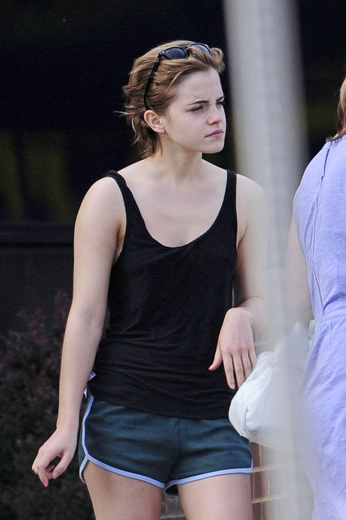 Emma Watson - out and about in Pittsburgh