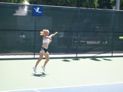 Caroline Wozniacki Practices @ 2009 US Open 06