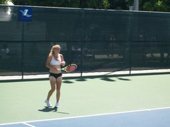 Caroline Wozniacki Practices @ 2009 US Open 03