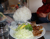 クレインの生姜焼き定食ご飯