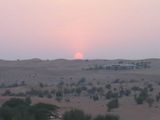 setting sun