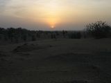 Sunrise in the desert