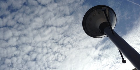 8月の多摩の空