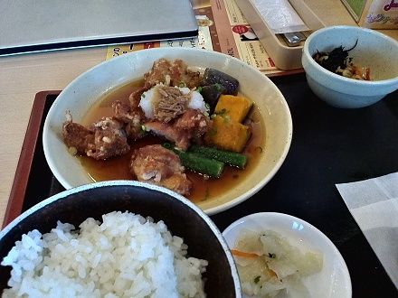 宿川原のジョナサンで若鶏のみぞれ煮膳を食べるさ🍳
