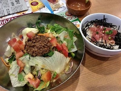 ガストの冷やし担々麺