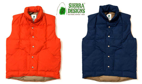 70年代　SIERRA DESIGNS ダウンベスト　USA製　ヴィンテージ DOWN SIERRA VEST | DOWN JACKET | ITEM | 【SIERRA DESIGNS
