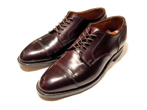 Alden 2160 #8 Shell Cordovan Straight-Tip Blucher : HUNKY Alden 2160 #8 Shell Cordovan Straight-Tip Blucher : HUNKY