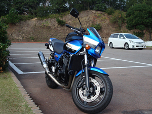 ZRX1200 面白展望台にて