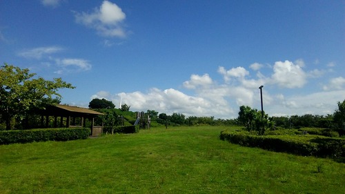 休みで暇だから景色いいとこで一人バーベキューしてるんだが