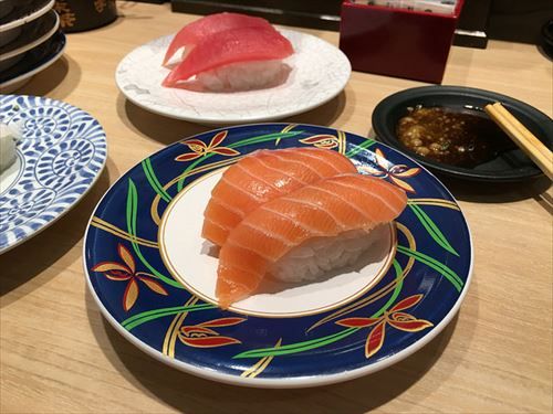 回転寿司で一皿目なに取るよ 	
