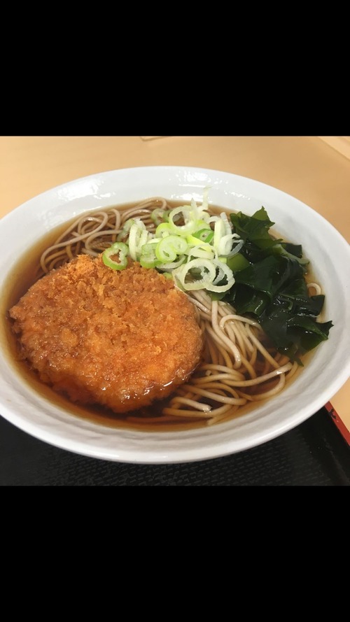 コロッケそばって関西にないんやな 	