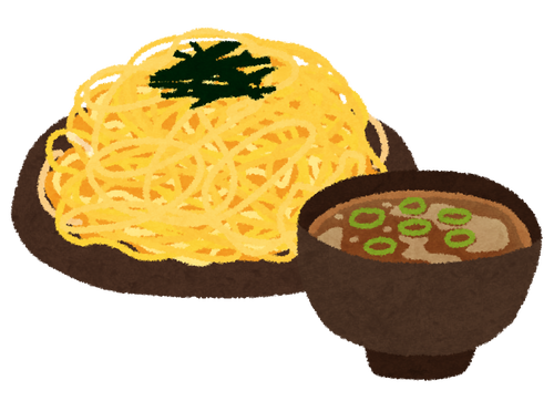 1kgもないつけ麺を平らげる俺を見て上司が絶句してたんだが