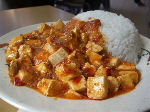 神「豆腐で白飯食え」　人類「絶対無理やろ…」　中国人「はい麻婆豆腐」 	