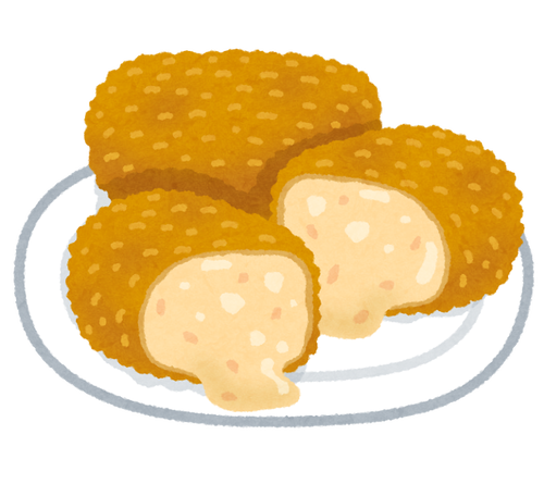 カニクリームコロッケだけ俵型をしている理由 	