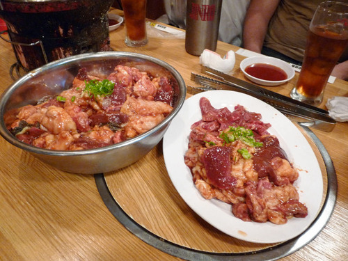 焼き肉のホルモンってそんなに美味くないよな 	