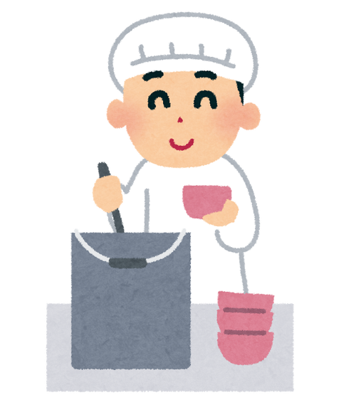 給食が学校で作られてたヤツwwwwwwwwww