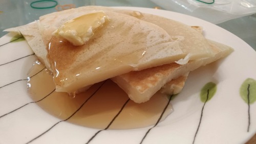 【画像】小麦粉と水でホットケーキ作ったったｗｗｗｗｗｗｗｗ 	