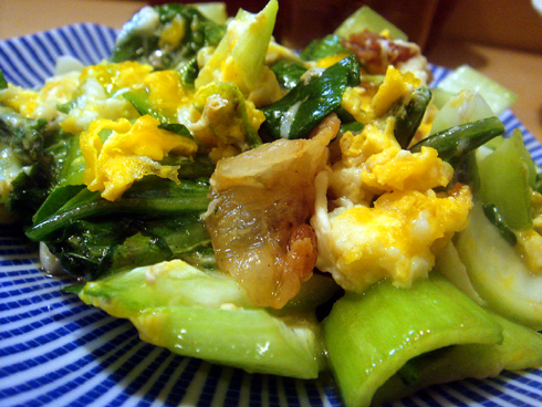青梗菜炒め