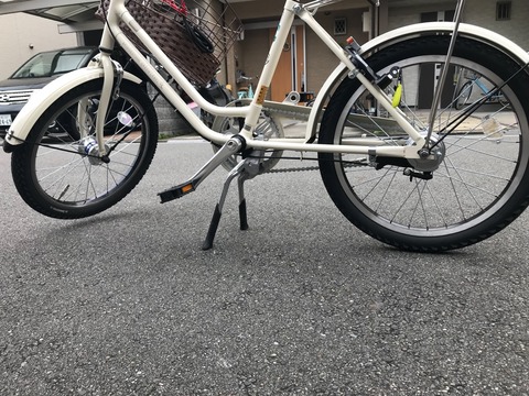 【福岡市現地引取限定】センタースタンド付き！内装３段ミニベロ センタースタンド付き！内装3段ギア&ケーブル内装式ミニベロ