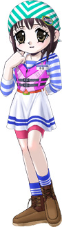 冬音のテーマパーク制服(水兵)
