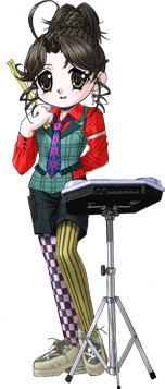 冬音のガールズバンド衣装