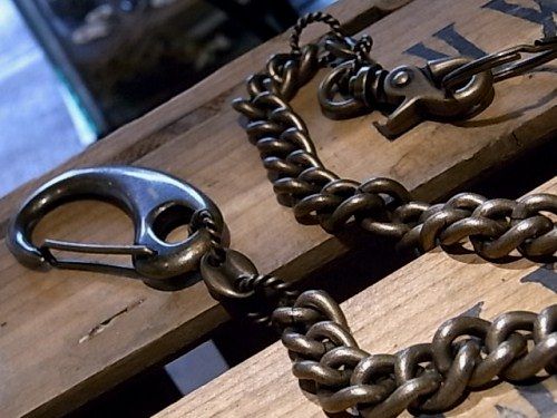 Atease CARABINER WALLET-CHAIIN : CHARCOAL*GREEN BLOG NEWS