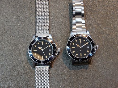 mollive モリーヴ　腕時計 mollive T.I.G.D.T.D. DIVERS WATCH・SSブレスセット