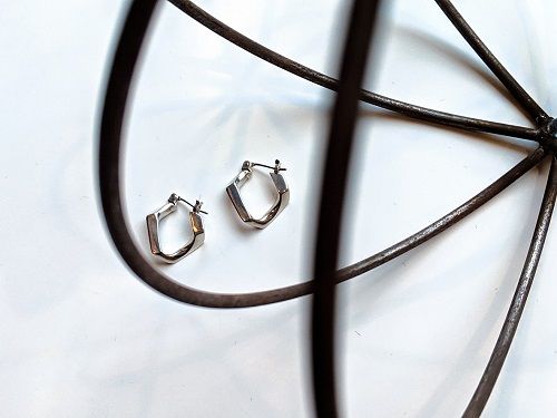 SEKAI NO OWARI Fukaseさん着用 / CURB HOOK HOOP PIERCE SET