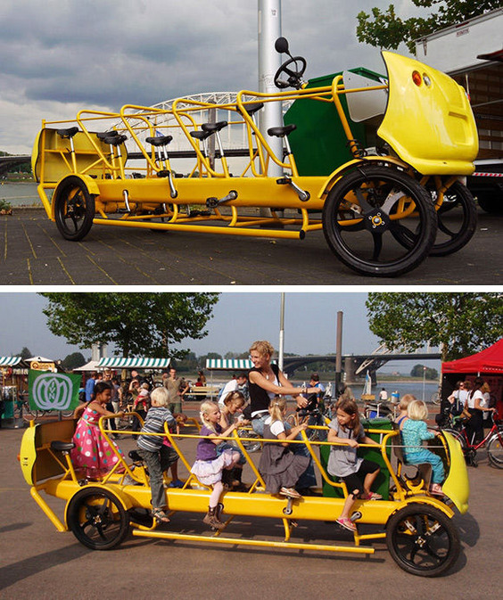 Pedal Powered School Bus