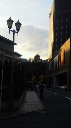 熊本城(上通りより)