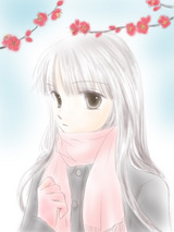 梅と少女