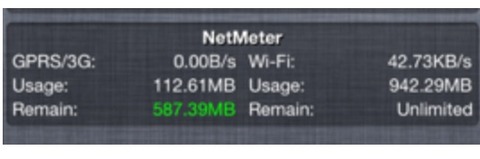 NetMeterWidget for NC