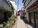 いのうえ食堂 店のある路地