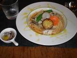 古典葉 スズキのパスタ
