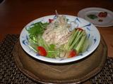 えんがわ 蒸し鶏の冷やしそうめん