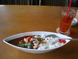 サンディッシュ カレーとアイスティ