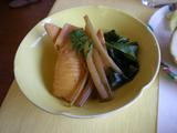 タケノコとわかめ