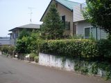 杜の小路 庭の前