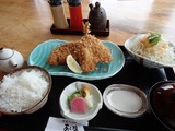 鎌倉かつ亭あら珠 ロースとアジフライ