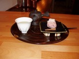 蕉雨庵 煎茶とお菓子