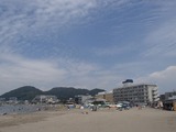 三角屋根 森戸海岸