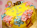 2周年記念ケーキ